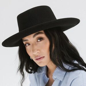GIGI PIP Ginger Gambler Hat - Black